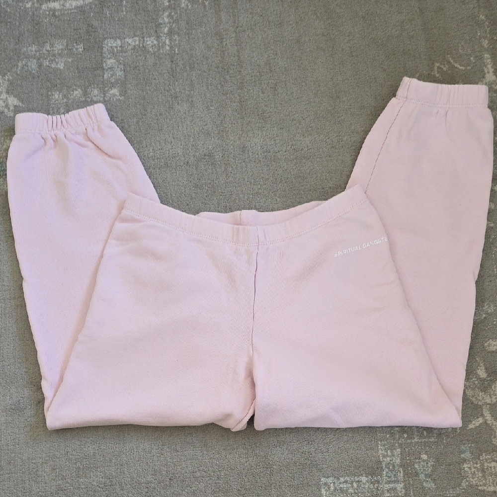 Spiritual Gangster Kids Light Pink Joggers - Picture 7 of 7